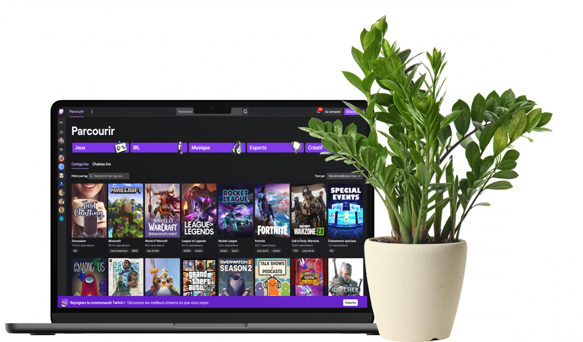 découverte Twitch